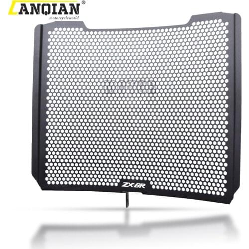 For Kawasaki ZX6R Radiator Guard 2013 - 2018 2017 2016 2015 Motorcycle Accessories Radiator Grille Grill Protection Guard Cover