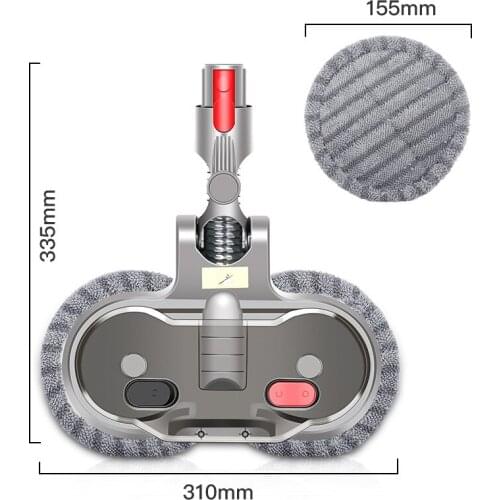 Wet and Dry Dyson V8/V10 Electric Mop Brush Head with Water Tank Suction and Mop Integrated Floor Brush V7 V11