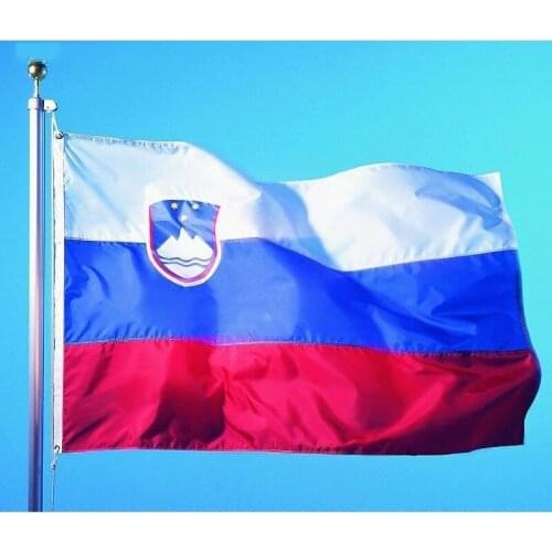 3*5ft/90*150cm Slovenian Flag Hanging Office Activity Parade Festival Home Decoration Tool Polyester Flying Flag Drop Shipping