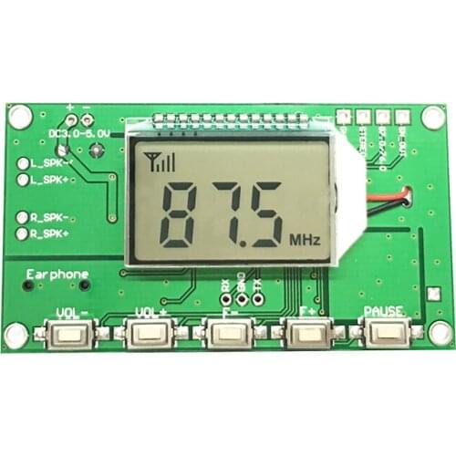 FM Stereo Receives Wireless Audio from the Digital Radio Board Module