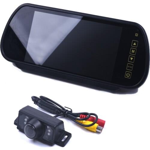 7" TFT Camera Display LCD with night rear view camera support DVD Video Car Monitor 7 Inch Rearview for Ford Fiesta F-150 F150