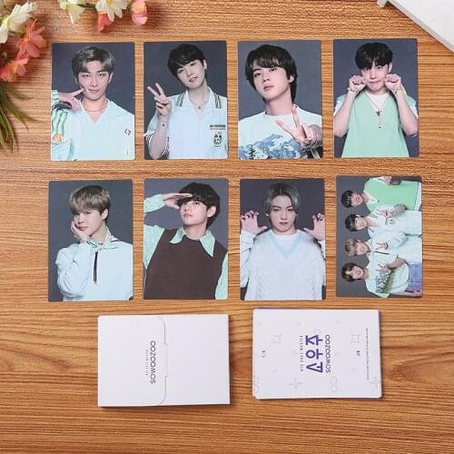 KPOP Bangtan Boys Sowoozoo Mini Photocard 8 Anniversary Memebers LOMO Cards Premium Photos