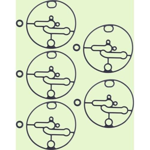 LETAOSK 5pcs Black Rubber Carburetor Float Bowl Gasket 698781 796184 Fit for Briggs & Stratton Nikki Carb 3500 engine