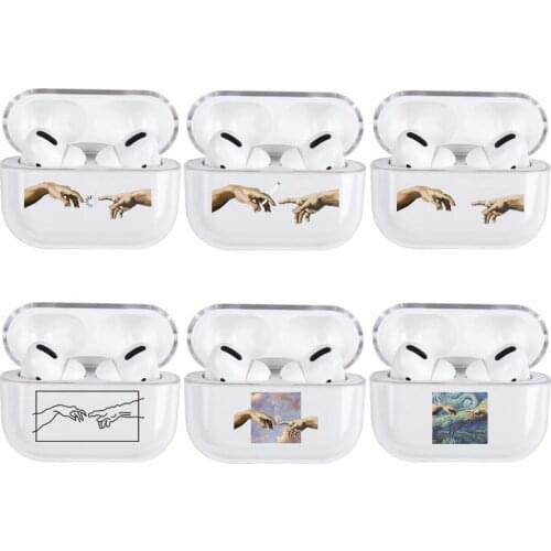 Fashion Funny Pattern Cover For Apple Airpods Pro Case Transparent Hard Bluetooth Earphone Protective Cases For Airpods Pro