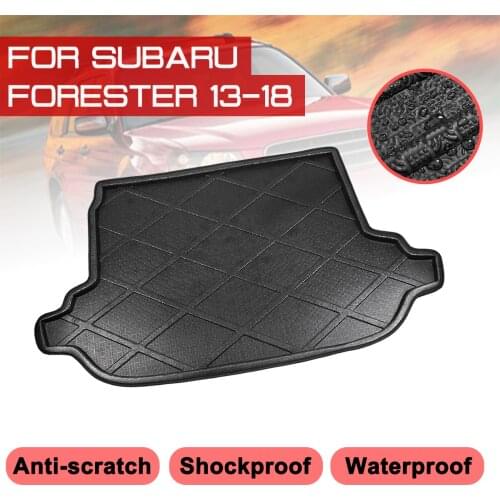 Floor Mats Car Rear Trunk Boot Mat Waterproof Carpet Anti Mud Tray Cargo Liner For Subaru Forester 2013 2014 2015 2016 2017 2018
