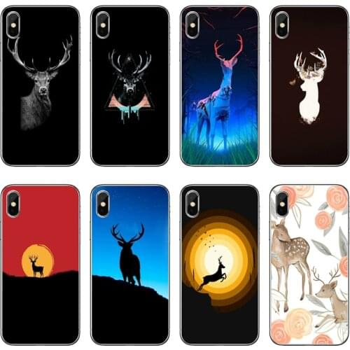 Luxury Animal deer Soft Phone Case For Samsung Galaxy A71 A70 A60 A51 A50 A41 A40 A31 A30 A20E A21S A12 A10 A7 A5 A3