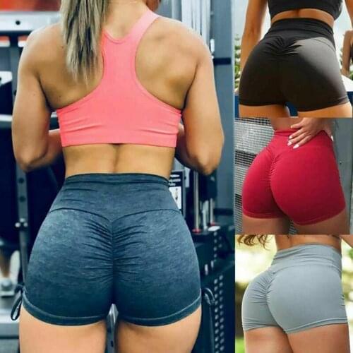 Shorts Women High Waist Fitness Workout Yoga Shorts Push Up Hip Super Stretchy Sports Running Biker Gym Yoga Shorts Leggings