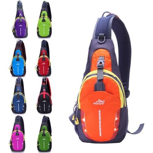 High Capacity Waterproof Chest Bag Outdoor Sport Travel Hiking Shoulder Sling Backpack Pouch Functional Bags Waist Packs