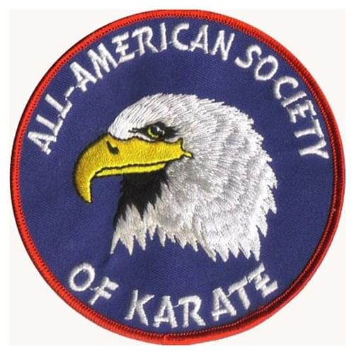 All American Society Embroidery Patches Made by Twill with Merrow Border Welcome Custom MOQ50pcs free shipping