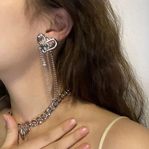 New Arrival Elegant Shiny Crystal Hollow Out Heart Chokers Necklaces for Women Girls Trendy Neck Chains Jewelry Exquisite Chain