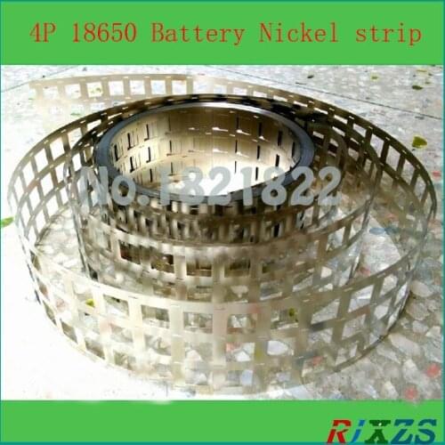 1M 4P 0.15x18.5mm nickel tab 18650 welding nickel strip welding nickel plated tab for 18650 battery