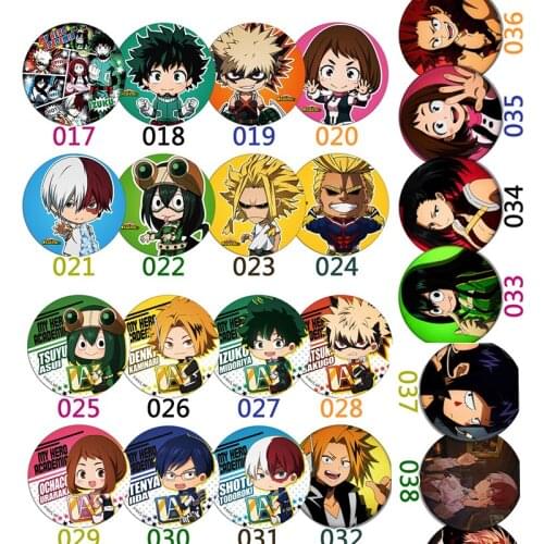 1pcs New Arival Anime Badge Boku no Hero Bakugou Katsuki Izuku Tsuyu Midoriya Badge Brooch Badge