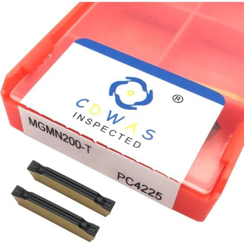 10PCS MGMN200 T PC4225 Carbide Inserts High Quality Grooving Turning Tool MGMN 200 Lathe Cutter Tool CNC Machine Tools For Steel