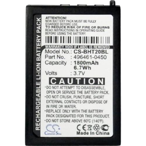 Cameron Sino 1800mAh Battery for AUTO-ID ASIA, for Nippon BHT-200, BHT-300, BHT-400, BT-20L, DS22L1-D, DS22L1-G