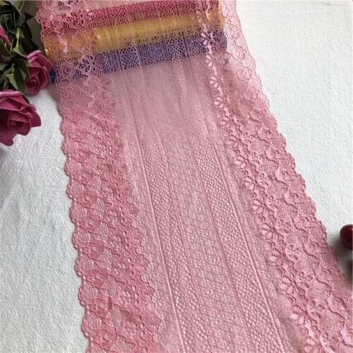 Sewing accessories width water soluble floral lace applique embroidered lace trim23cm