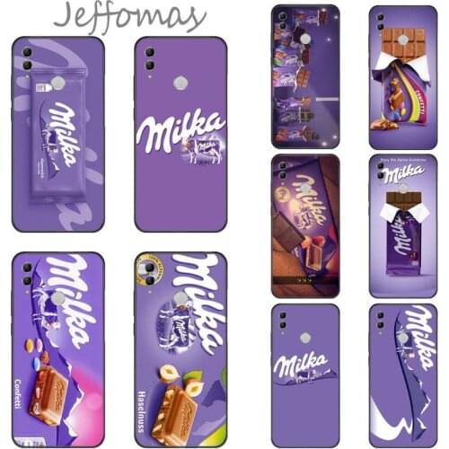 Chocolate Milka Phone Case For Huawei Honor view 7a5.45inch 7c5.7inch 8x 8a 8c 9 9x 10 20 10i 20i lite pro