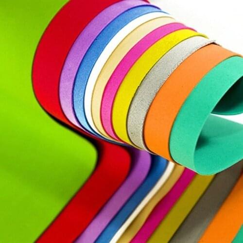 EPP 1/2 mmThickness 49 * 49CM 10pcs DIY Sponge Foam Craft PaPer Foamiran For Needlework Felt
