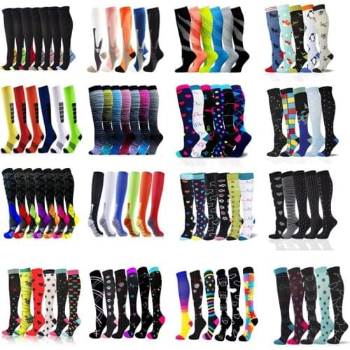 Dropship Compression Stockings Soccer Stockings Atheletic Sports Sock Men Women For Edema Diabetes Varicose Veins For Athelete