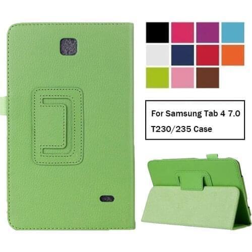 Case For Samsung Galaxy Tab 4 7.0 T230 T231 T235 Leather case Cover For Samsung Tab4 7.0 SM-T230 SM-T231 Case