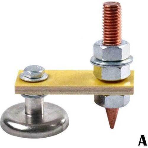 Welding Magnet Head Magnetic Support Clamp Holder Fixture Welder Sheet Metal Repair Tools Welding Magnet Head With Wire Tail
