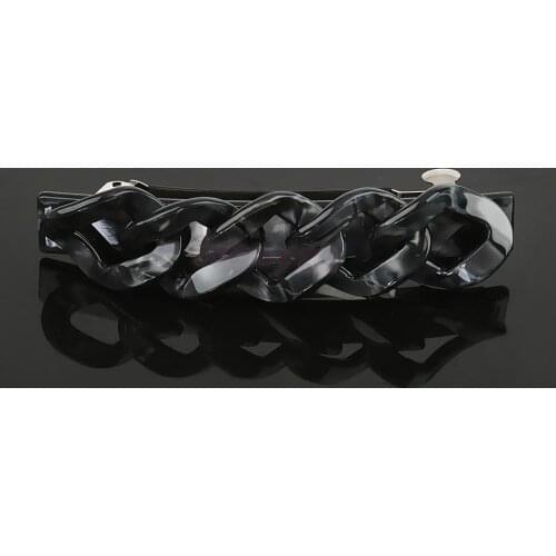 Fashion Acrylic Leopard Print Spring Hair Clip Pin Barrette Women Hair Jewelry