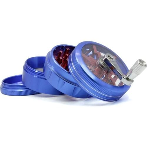 New 4 Layer 63MM Aluminum Alloy Lightning Herb Grinder Tobacco Cigarettes Mill Smoke Spice Muller Shisha Hookah Pipe Wholesale
