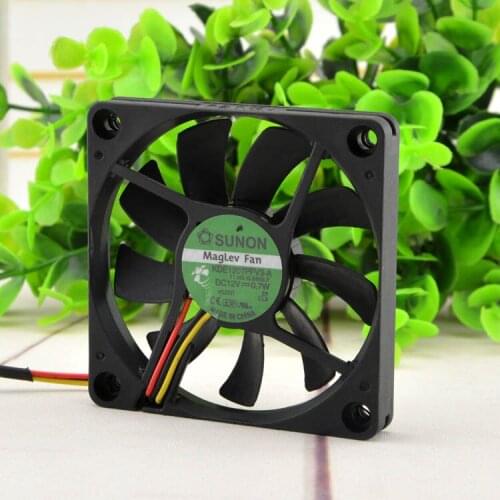New original 7010 7CM magnetic levitation 12V 0.7W silent fan KDE1207PFV3-A 3PIN speed