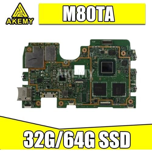 Original For Asus VivoTab Note 8 M80TA motherboard main board test well free shipping 32GB SSD 64GB SSD
