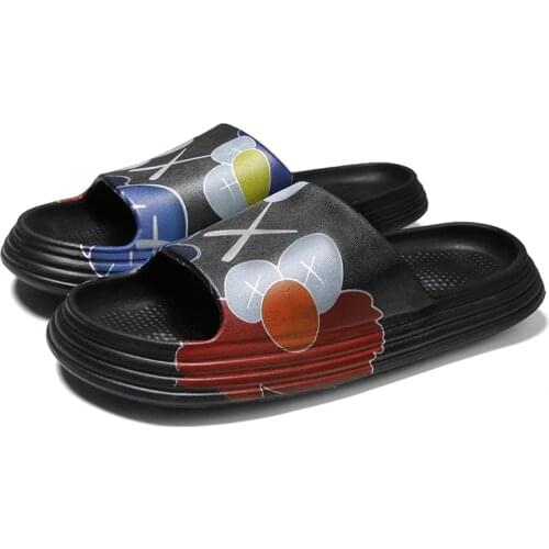 Platform Shower Sandals For Men Non Slip Outdoor Shower Slides Shoes Bath Slippers