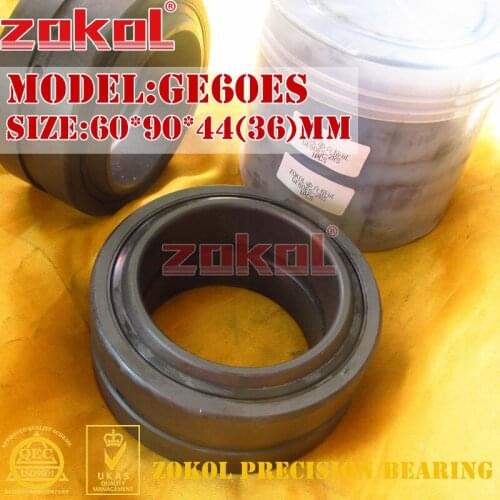 ZOKOL bearing GE60ES Radial Spherical Plain Bearing 60*90*44(36)mm