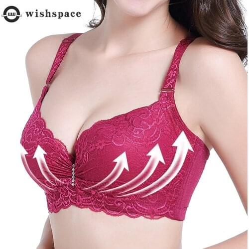 Spring, Summer, Autumn and Winter Bud Sexy Thin Bra Has Big Yards Side Rims Together Gather Comfortable Breathable Lingerie