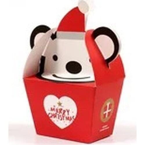 Christmas Gift Bag Navidad Paper Christmas Bag Wedding Banquet Candy Box Perfume Doll Candy Nougat Wedding Packaging Mystery Box