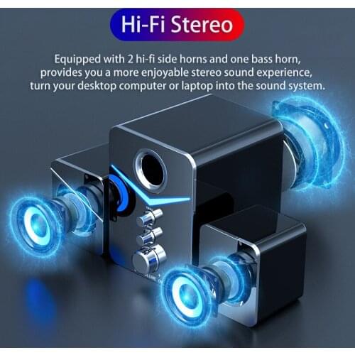 Home Theater System Caixa De for PC Bass Subwoofer Bluetooth Speaker Computer Speakers Music Boombox Desktop Laptop Altavoces