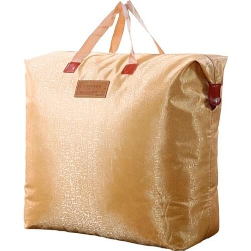 Oxford cloth waterproof clothes cotton quilt storage bag luggage bag travel tote bag moving bag