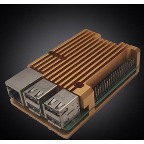 For Raspberry Pi3 Generation B Type 2b/3b Aluminum Alloy Case Enclosure Cooling Fan GDeals