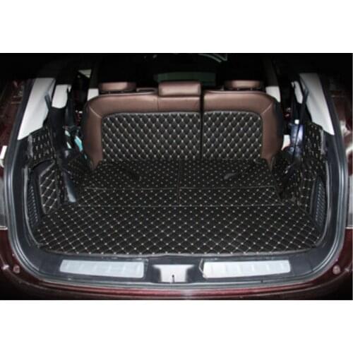 Top quality! Special trunk mats for Nissan Pathfinder 7seats 2016 waterproof boot carpets for Pathfinder 2017-2013