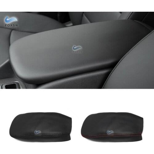 For Chevrolet Malibu XL 2016 2017 2018 Microfiber Leather Center Console Armrest Box Cover Protection Trim