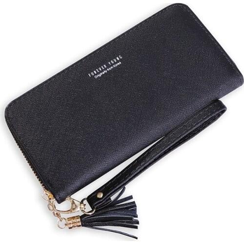 PU Leather Women Fashion Wallets Female Long Purses Money Bag Clutch Cell Phone Pocket Zipper Ladies Card Holder Carteira Mujer