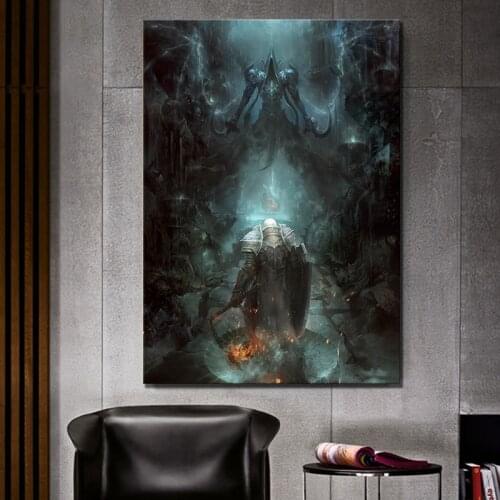 1 Panel Canvas Printed Game Poster Diablo 3 Reaper of Souls Home Decor For Living Room Wall Art Canvas Painting Pictures Artwork