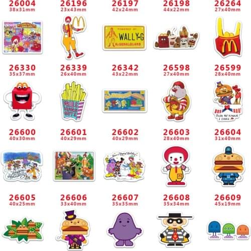 10 Pcs Cartoon Planar Resin Cabochons PR26004