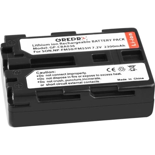 2300mAh NP-FM50 NP-FM55H NP FM50 FM55H Battery for Sony NP-FM30, NP-FM50, NP-FM51, NP-FM70, NP-FM71, NP-QM70 NP QM71 QM71D FM90