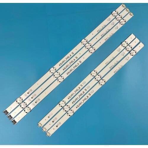 862m LED Backlight Lamp strip 7leds For LG 43 inch TV 43LX300C-CA LF51-FHD-A HC430DUE COB 43LH51_FHD A SSC_43inch_FHD