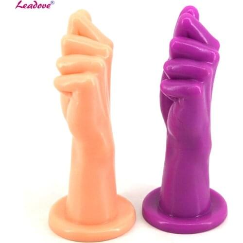 3 Color Huge Dildo Anal Plug Suction Big Hand Anal Stuffed Butt Plug Large Penis Fist masturbate Sex Toys for Women Men Gay Toys