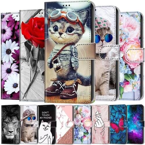 Case For Xiaomi Redmi 9C NFC 9 9A 7 7A Case Wallet Book Cover For Xiomi Redmi Note 9S 9 Pro Note 7 Pro Cute Anime Flip Phone Bag