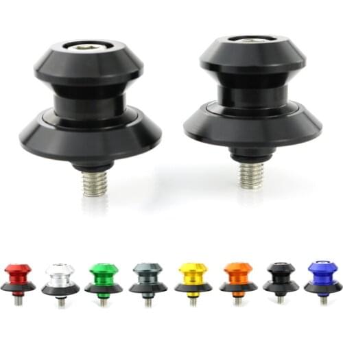For Kawasaki ZX-12R ZX12R ZX9R ZX-9R ZX11 ZX1100 Swingarm Spools Stand Bobbins Motorbike CNC Aluminum Alloy