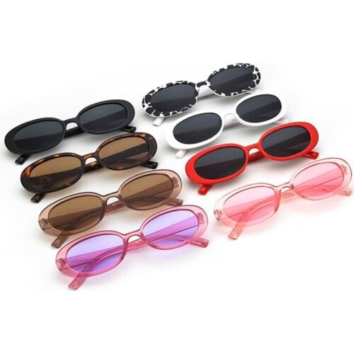 European and American transparent color black white fashion retro photo modeling outdoor party candy glasses sunglasses unsex