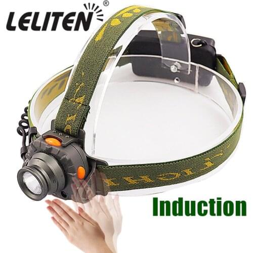 Mini induction LED Headlamp Fishing Portable head lamp flashlight Headlight Headlamp torch