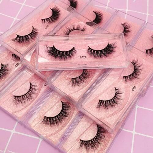 SHIDISHANGPIN 3D Eyelash Handmade Thick Fake Lashes Makeup Full Strip Lashes Luxury Dramatic Mink Eyelashes For maquiagem cilio