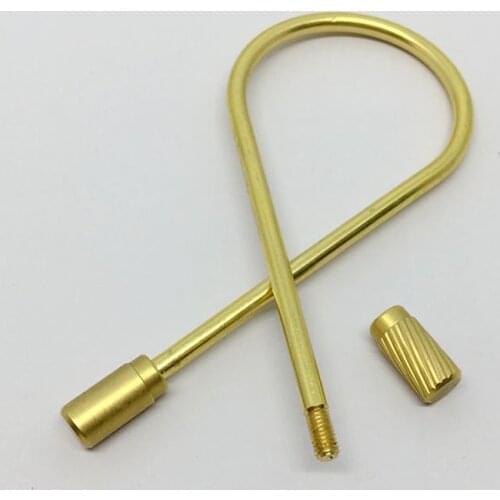 New Style Brass Keychin Copper Car Key Ring Outdoor Camping Small Tool