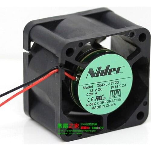 Original 4028 4CM double ball 1U server fan D04XL-12T2G